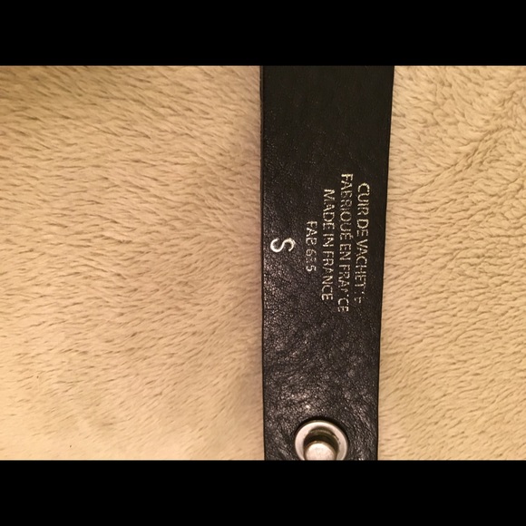 Ronald Pineau Cream Skull Belt - Small main image 3